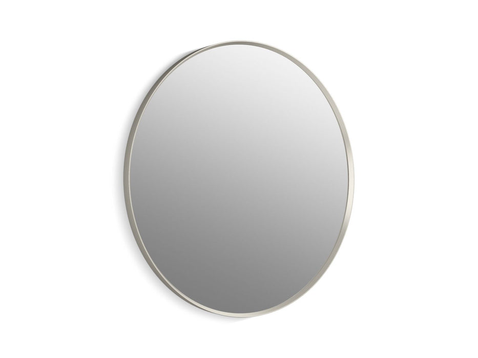 KOHLER K-31369 Essential 36" round framed mirror, brushed nickel
