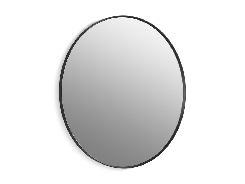 KOHLER K-31370 Essential 42" round framed mirror, matte black