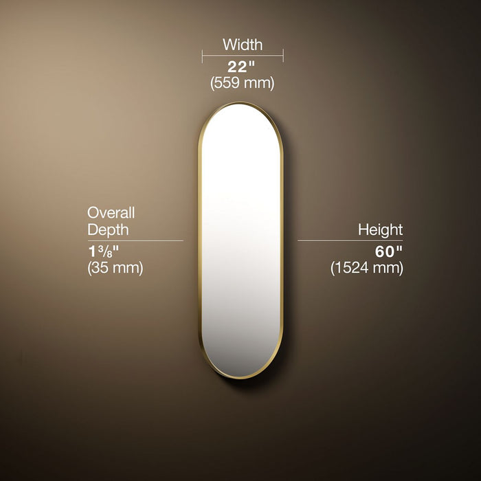 3/4 view of product with dimensions