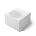 KOHLER K-31404-PF Stillness Smart Soak 46" x 46" freestanding bath, honed white