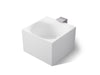 KOHLER K-31405-PFET Stillness Experience 46" x 46" freestanding bath, honed white