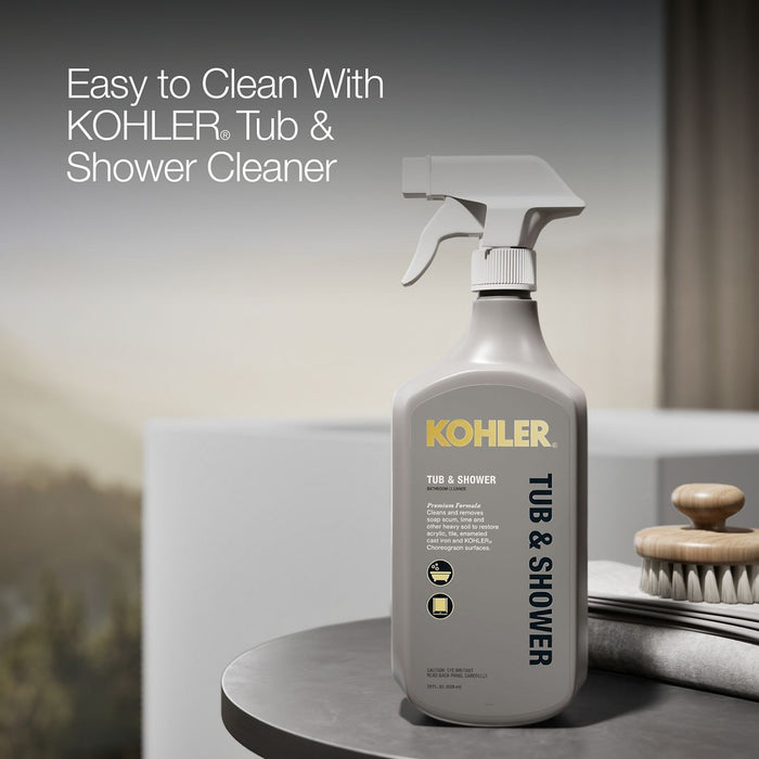 KOHLER K-31405-PFET Stillness Experience 46" x 46" freestanding bath, honed white - view 5