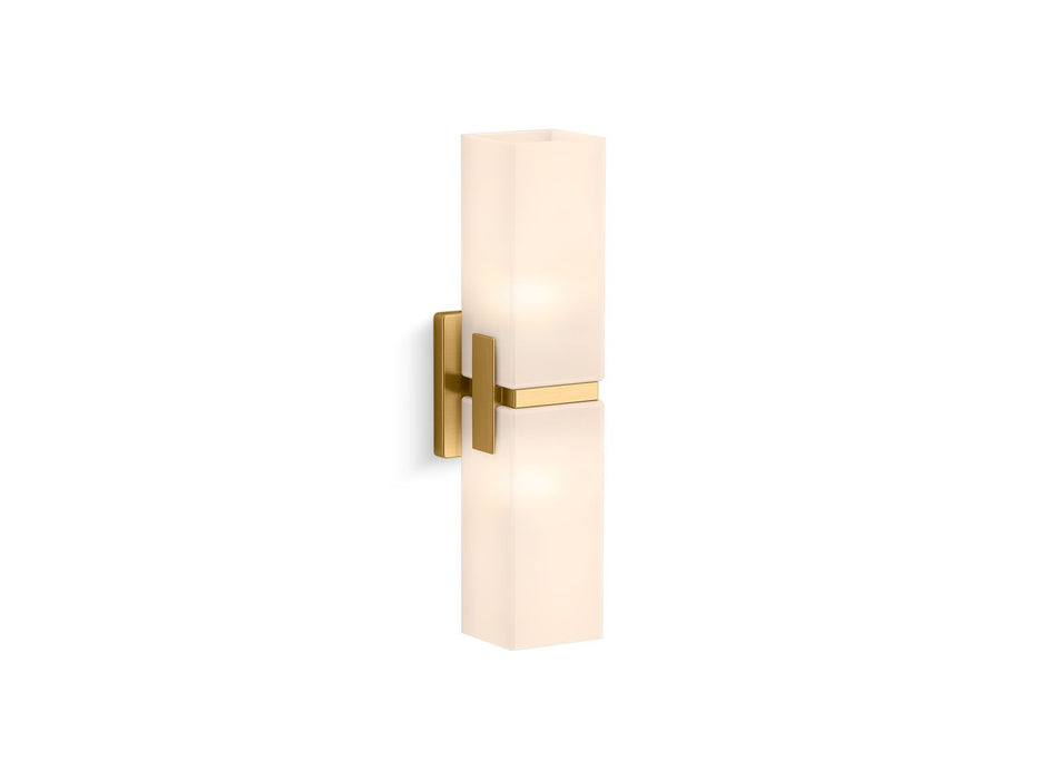 KOHLER K-31493-SC02 Honesty Two-light sconce, brushed moderne brass - view 2