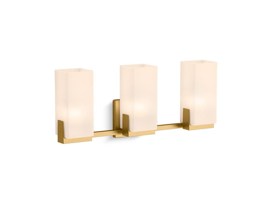 KOHLER K-31494-SC03 Honesty Three-light sconce, brushed moderne brass - view 3