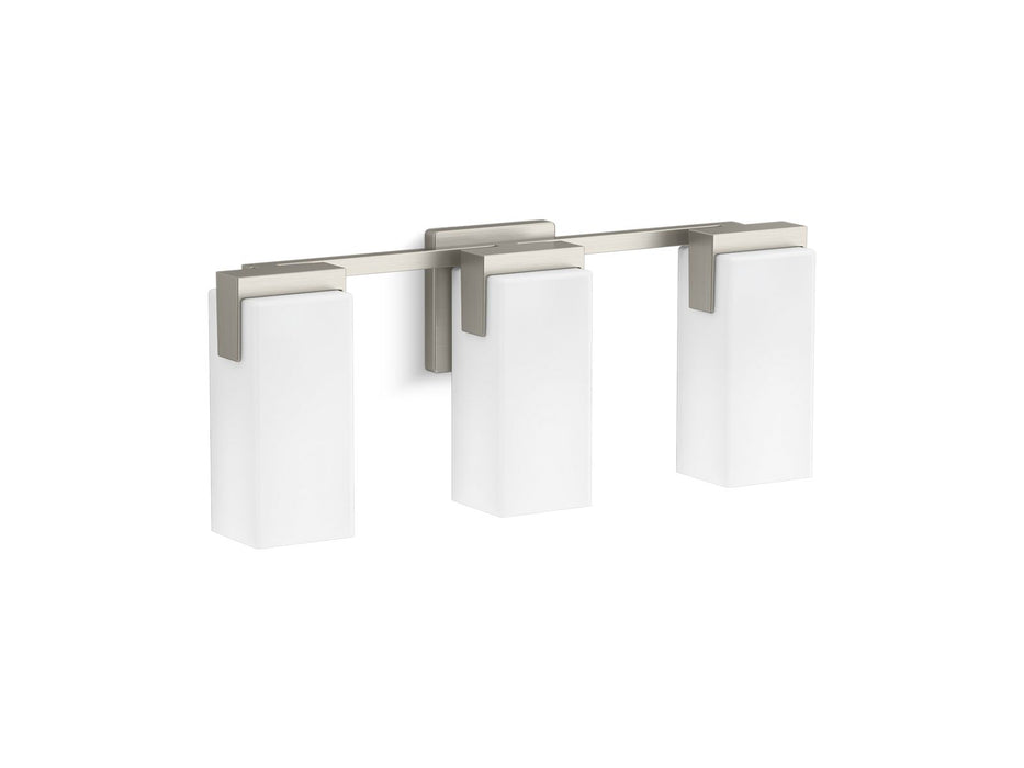 KOHLER K-31494-SC03 Honesty Three-light sconce, brushed nickel - view 2