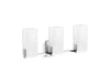 KOHLER K-31494-SC03 Honesty Three-light sconce, polished chrome