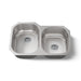 KOHLER K-3150 Undertone 31" undermount double-bowl kitchen sink, stainless steel