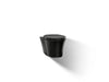 KOHLER K-31539-0 K-31539 Veil Wall-hung Compact Elongated Toilet, Dual-flush, black black