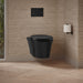 KOHLER K-31539-0 K-31539 Veil Wall-hung Compact Elongated Toilet, Dual-flush, black black - view 4