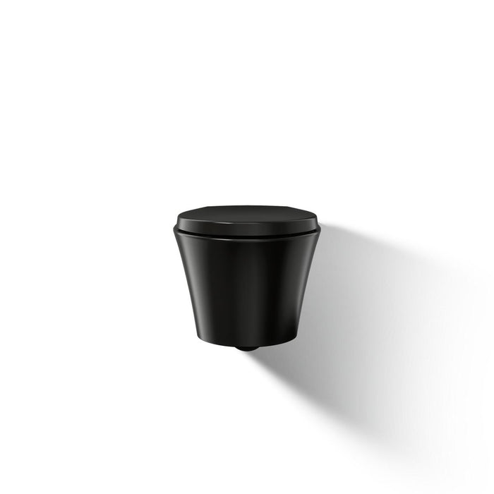 KOHLER K-31539-0 K-31539 Veil Wall-hung Compact Elongated Toilet, Dual-flush, black black - view 5