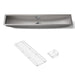 KOHLER K-3156-NA Undertone 43" x 8-1/4" x 6-5/16" Undermount single-bowl trough kitchen sink, includes wire basket and...