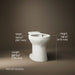 KOHLER K-31588 Cimarron Elongated toilet bowl, biscuit - view 4