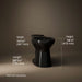 KOHLER K-31588 Cimarron Elongated toilet bowl, black black - view 3