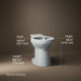 KOHLER K-31588 Cimarron Elongated toilet bowl, ice grey - view 4
