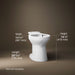 KOHLER K-31588 Cimarron Elongated toilet bowl, white - view 4