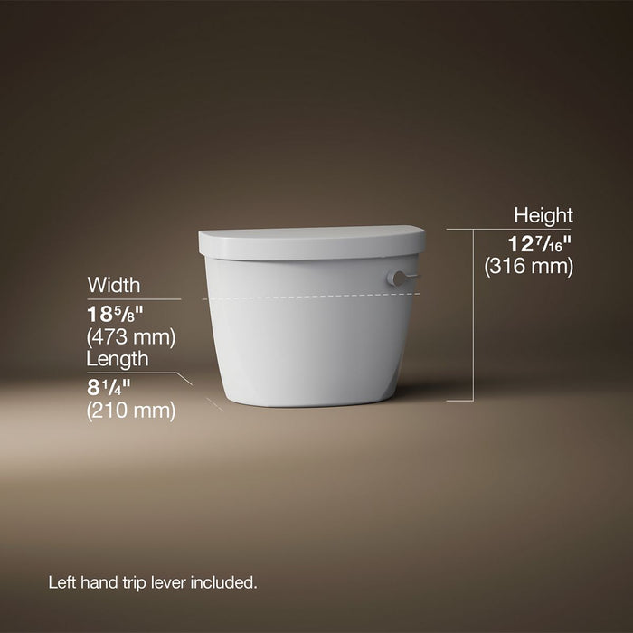 KOHLER K-31615-RA Cimarron Toilet tank, 1.28 gpf, white - view 5