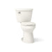 KOHLER K-31620-DRY Cimarron Two-piece Elongated Toilet, 1.6 GPF, Biscuit - 3/4 view of product