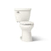 KOHLER K-31620 Cimarron ComForteeight Two-piece elongated 1.6 gpf chair-height toilet - Biscuit