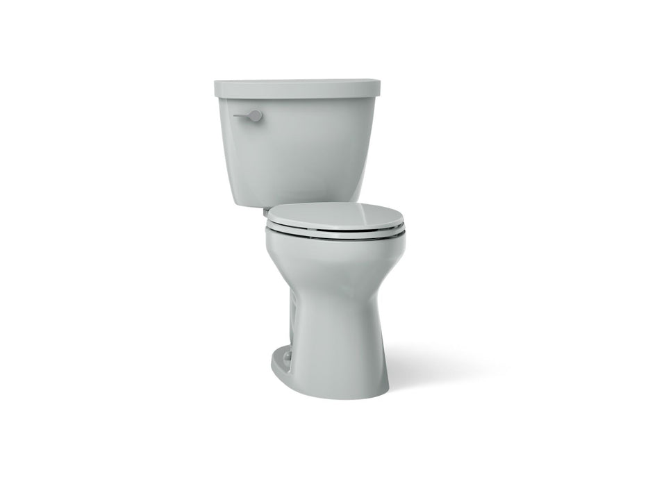 KOHLER K-31620 Cimarron ComForteeight Two-piece elongated 1.6 gpf chair-height toilet - Ice Grey