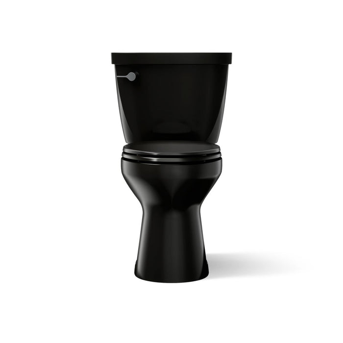 KOHLER K-31621 Cimarron ComForteeight Two-piece elongated 1.28 gpf chair height toilet, black black - view 5