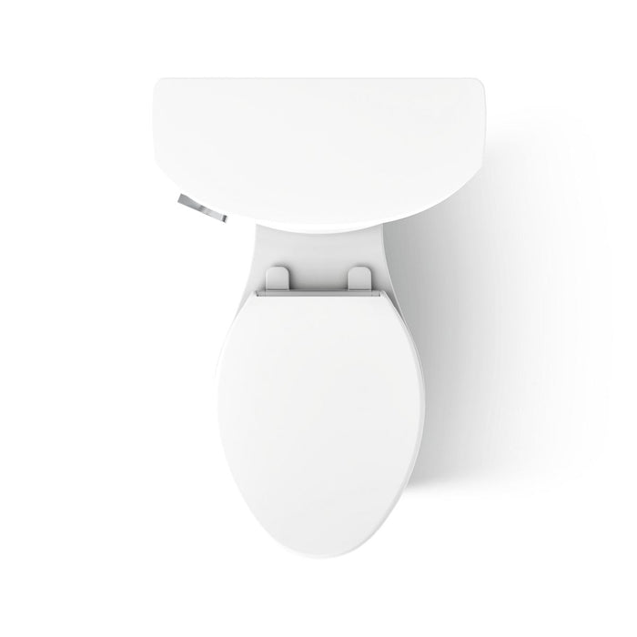 KOHLER K-31621 Cimarron ComForteeight Two-piece elongated 1.28 gpf chair height toilet, white - view 5