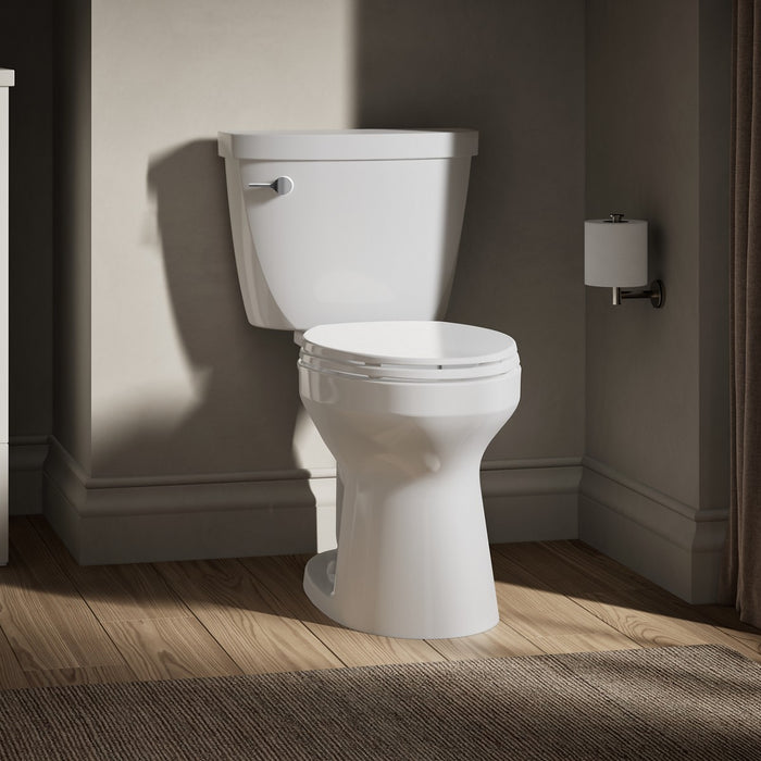 KOHLER K-31626-DRY Cimarron The Complete Solution two-piece elongated toilet, 1.28 gpf, white - view 4