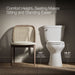 KOHLER K-31640-DRY Cimarron Two-piece Round-front Toilet, 1.6 GPF, White - Detail image of a product feature