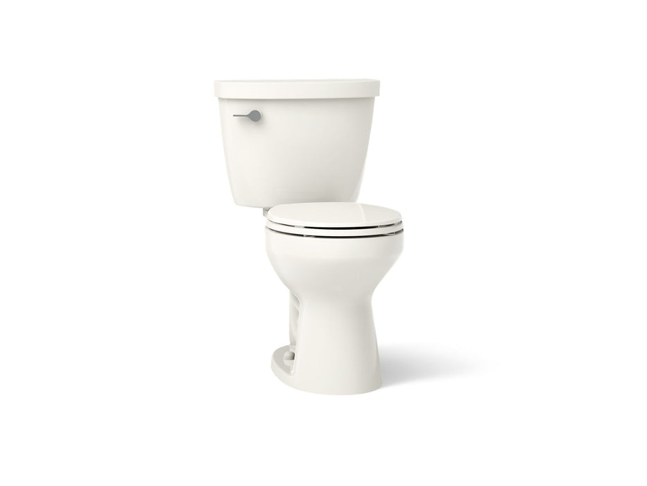 KOHLER K-31640 Cimarron ComForteeight Two-piece round-front 1.6 gpf chair-height toilet - Biscuit