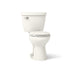 KOHLER K-31640-RA Cimarron ComForteeight Two-piece round-front 1.6 gpf chair-height toilet, biscuit
