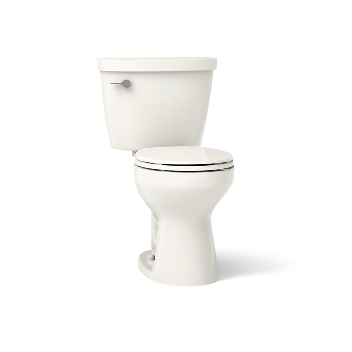 KOHLER K-31640 Cimarron ComForteeight Two-piece round-front 1.6 gpf chair-height toilet - Biscuit