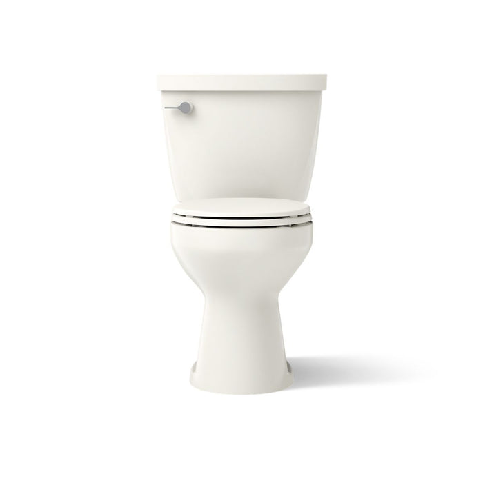 KOHLER K-31640 Cimarron ComForteeight Two-piece round-front 1.6 gpf chair-height toilet - Biscuit
