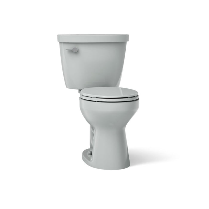 KOHLER K-31640 Cimarron ComForteeight Two-piece round-front 1.6 gpf chair-height toilet - Ice Grey