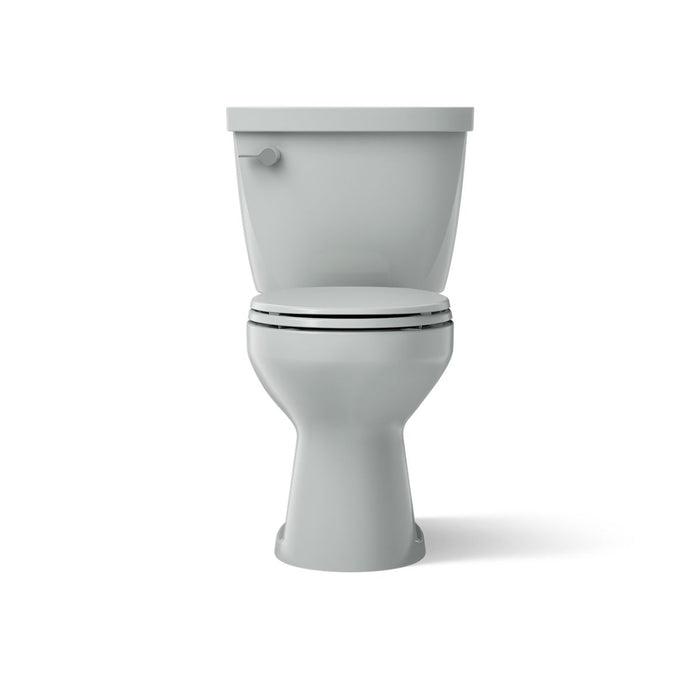 KOHLER K-31640 Cimarron ComForteeight Two-piece round-front 1.6 gpf chair-height toilet - Ice Grey