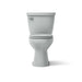 KOHLER K-31640 Cimarron ComForteeight Two-piece round-front 1.6 gpf chair-height toilet - Ice Grey