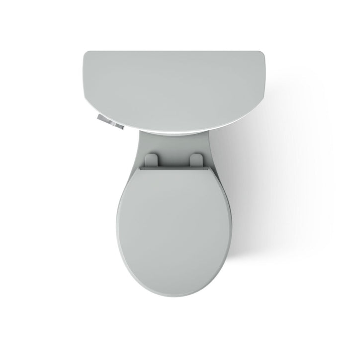 KOHLER K-31640 Cimarron ComForteeight Two-piece round-front 1.6 gpf chair-height toilet - Ice Grey
