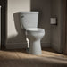 KOHLER K-31640 Cimarron ComForteeight Two-piece round-front 1.6 gpf chair-height toilet - Ice Grey