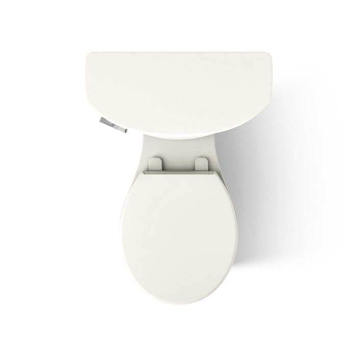 KOHLER K-31641 Cimarron ComForteeight two-piece round-front 1.28 gpf chair height toilet, biscuit - view 5