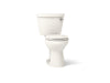 KOHLER K-31641-RA Cimarron ComForteeight two-piece round-front 1.28 gpf chair height toilet, biscuit