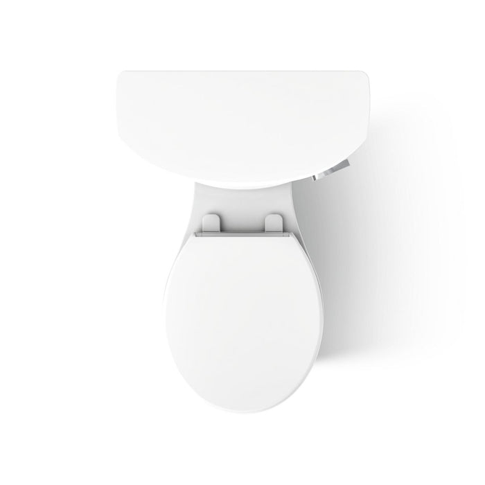 KOHLER K-31641-RA Cimarron ComForteeight two-piece round-front 1.28 gpf chair height toilet, white - view 5