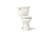 KOHLER K-31644 Cimarron ComForteeight Two-piece round-front 1.28 gpf toilet with Revolution 360 and ContinuousClean...