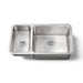 KOHLER K-3174-L Undertone 31-1/2" undermount double-bowl kitchen sink, stainless steel - view 4