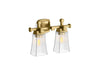 KOHLER K-31756-SC02 Riff Two-light sconce, brushed moderne brass - view 2