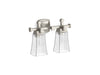 KOHLER K-31756-SC02 Riff Two-light sconce, brushed nickel
