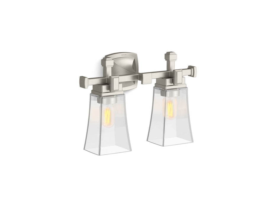 KOHLER K-31756-SC02 Riff Two-light sconce, brushed nickel - view 2
