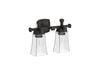 KOHLER K-31756-SC02 Riff Two-light sconce, matte black