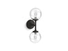 KOHLER K-31762-SC02 Bellera Two-light sconce, matte black