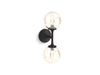 KOHLER K-31762-SC02 Bellera Two-light sconce, matte black - view 2