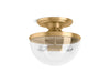KOHLER K-31764-FM02 Bellera 15" flush-mount, brushed moderne brass