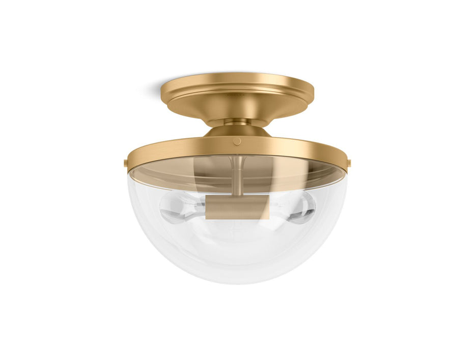 KOHLER K-31764-FM02 Bellera 15" flush-mount, brushed moderne brass