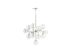 KOHLER K-31767-CH13 Bellera 32" chandelier, polished nickel